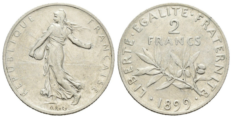 Francia - 2 Franchi 1899 - Terza Repubblica (1870 - 1941) - Ag. 835 - KM# 845
...