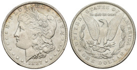 Stati Uniti d'America (1776-oggi) - 1 Dollaro Morgan 1887 - Ag. 900 - KM# 110 - D/ colpetto sul naso

qFDC

SPEDIZIONE SOLO IN ITALIA - SHIPPING O...