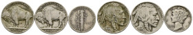U.S.A. - lotto di 3 monete, 2 da 5 Centesimi e 1 Dime - anni vari

MB/BB

SPEDIZIONE SOLO IN ITALIA - SHIPPING ONLY IN ITALY
