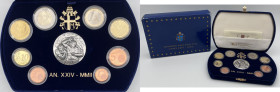 Città del Vaticano - serie annuale 2002 - XXIV - MMII - 8 valori - in cofanetto

FS

SPEDIZIONE IN TUTTO IL MONDO - WORLDWIDE SHIPPING