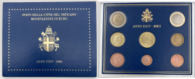 Città del Vaticano - serie annuale 2002 - Anno XXIV - 8 valori

FDC

SPEDIZIONE IN TUTTO IL MONDO - WORLDWIDE SHIPPING