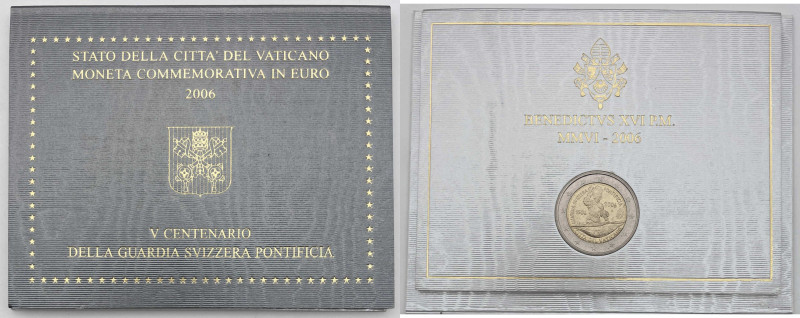 Città del Vaticano - 2 Euro 2006 - V Centenario della Guardia Svizzera Pontifici...