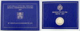 Città del Vaticano - 2 Euro 2007 - 80° Genetliaco di Benedetto XVI - KM# 399

FDC

SPEDIZIONE IN TUTTO IL MONDO - WORLDWIDE SHIPPING
