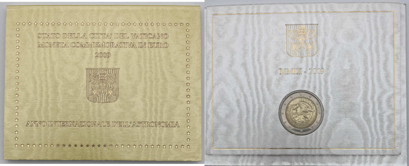 Città del Vaticano - 2 Euro 2009 - Anno Internazionale dell'Astronomia - KM# 410...