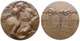 Italia, medaglia per l'Esposizione Internazionale di Milano, opus Giannino-Johnson, 1906, Ae. - gr. 118.56 - Ø mm61

FDC

SPEDIZIONE SOLO IN ITALI...