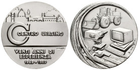 Medaglia Centro Leasing commemorativa dei 20 anni di attività 1969-1989 - Ag .800 - gr. 69; 50 mm - in cofanetto

SPEDIZIONE IN TUTTO IL MONDO - WOR...