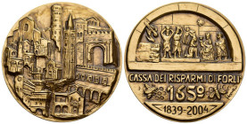 Forlì - 165° Anniversario della Cassa dei Risparmi 2004 - Ae. dorato - Opus Angelo Ranzi - Gr. 108,12 - Ø mm. 60 - in astuccio

FDC

SPEDIZIONE IN...