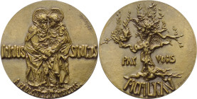 Paolo VI, Montini (1963-1978) - medaglia straordinaria emessa nel 1975 commemorativa dell'inidizione dell'Anno Santo (1975) Opus Senesi - Macri Marile...