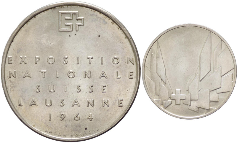 Svizzera - Esposizione Nazionale Lausanne 1964 - gr. 14,83; Ø mm32 - Ag

SPL
...