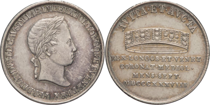 Medaglia dell'Incoronazione 1838 - Ferdinando I (1835 - 1848) - detta impropriam...