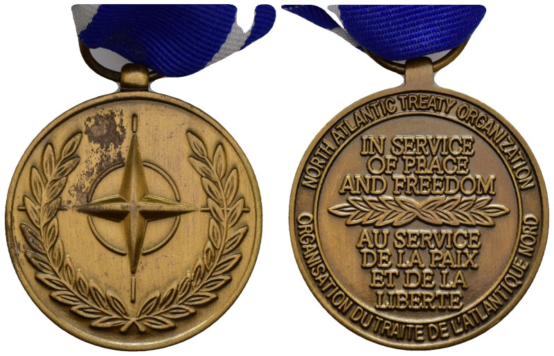NATO - Medaglia celebrativa della missione per ristabilire la pace in Kossovo - ...