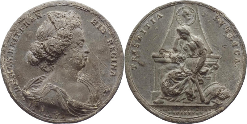 Regno Unito - medaglia - per la morte della regina Maria II d'Inghilterra - 1694...