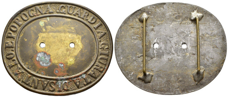Distintivo Guardia Giurata di Sant'Alò - Gr. 119 - Ø mm. 100x83

MB

SPEDIZI...