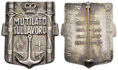 Italia Fascista - Riconoscimento Mutilato sul lavoro 21/04/1940 - Ag. 800 - Gr. 12,28 - mm. 33x25

SPL+

SPEDIZIONE SOLO IN ITALIA - SHIPPING ONLY...