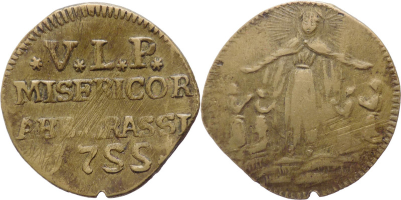 Italia - Venerando Luogo Pio Misericordia di Abbiategrasso - gettone - 1755 - gr...