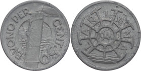 Italia - Navigazione "Lariana" Como - Gettone da 50 cent. 1944 - 4,27 g - Zn 

mBB 

SPEDIZIONE SOLO IN ITALIA - SHIPPING ONLY IN ITALY