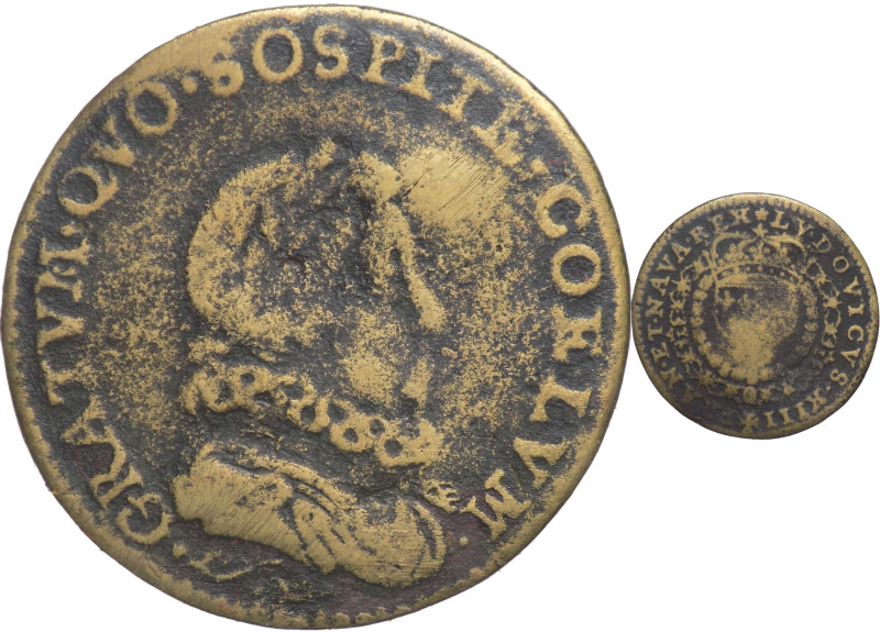 Francia - Luigi XIII (1610-1643) - gettone GRATVM QVO SOSPITE COELVM - 3,87 g - ...