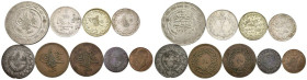 Area Araba - lotto di 9 monete - materiali vari, alcune in Ag.

BB/SPL

SPEDIZIONE SOLO IN ITALIA - SHIPPING ONLY IN ITALY