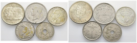Belgio - Leopoldo III (1934-1951) - lotto di 5 monete di anni e taglia vari (100 e 20 franchi in Ag)

SPEDIZIONE SOLO IN ITALIA - SHIPPING ONLY IN I...