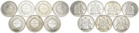 Francia - lotto di 7 monete da 10 Franchi - Ag. 900 - Gr. tot. 175 - anni vari

qFDC

SPEDIZIONE IN TUTTO IL MONDO - WORLDWIDE SHIPPING
