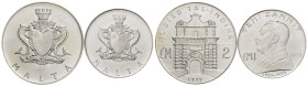 Malta - lotto di 2 monete da 1 e 2 Lire 1973 - Ag. 987 - Gr. 30

FS

SPEDIZIONE IN TUTTO IL MONDO - WORLDWIDE SHIPPING