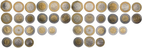 Lotto di 20 monete bimetalliche mondiali - metalli vari - date varie

SPL

SPEDIZIONE IN TUTTO IL MONDO - WORLDWIDE SHIPPING