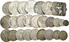 Lotto 25 monete mondiali e 1 medaglia - Ag - gr. 351

SPEDIZIONE IN TUTTO IL MONDO - WORLDWIDE SHIPPING