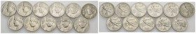 Vittorio Emanuele III (1900-1943) - Lotto di 11 monete da 20 centesimi "Libertà librata" dal 1908 al 1914 e dal 1919 al 1922

med. BB

SPEDIZIONE ...