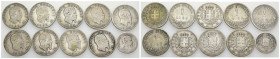 Vittorio Emanuele II (1861-1878) - Lotto di 10 monete da 1 lira anni vari e 50 centesimi 1860 - Ag

med. MB

SPEDIZIONE SOLO IN ITALIA - SHIPPING ...