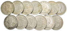 Regno Unito - lotto di 13 monete da Mezza Corona - anni e nominali vari

MB/BB+

SPEDIZIONE IN TUTTO IL MONDO - WORLDWIDE SHIPPING