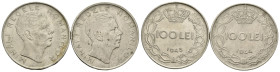Romania - lotto di 2 monete da 100 Lei 1944 - Ac/Ni

BB/qSPL

SPEDIZIONE SOLO IN ITALIA - SHIPPING ONLY IN ITALY