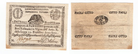 Repubblica Romana - 8 Paoli 1798 

SPL

SPEDIZIONE SOLO IN ITALIA - SHIPPING ONLY IN ITALY