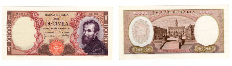 Repubblica Italiana - 10.000 Lire - Michelangelo - BI 74 D - 20/05/66

SUP+
...