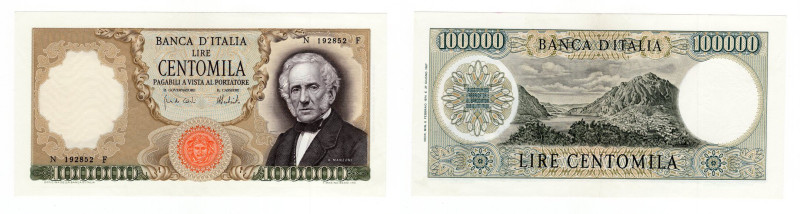 Repubblica Italiana - 100.000 Lire 06/02/74 - Manzoni - Crapanzano# 616

FDS
...