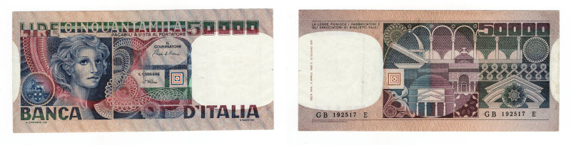 Repubblica Italiana - 50.000 Lire - Volto di Donna - BI 79 D - 11/04/80

qFDS...
