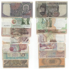 Repubblica Italiana - lotto di 8 banconote - anni e nominali vari

MB/BB

SPEDIZIONE IN TUTTO IL MONDO - WORLDWIDE SHIPPING