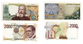 Repubblica Italiana - lotto di 2 banconote da 2000 Lire - anni vari

FDS

SPEDIZIONE IN TUTTO IL MONDO - WORLDWIDE SHIPPING