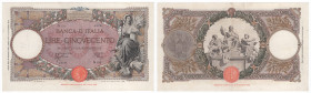 Regno d'Italia - Vittorio Emanuele III (1900-1943) - 500 lire "Mietitrice" - Emissione del 26.06.1939 - Firme: Azzolini, Urbini - N° serie: G153 1470 ...