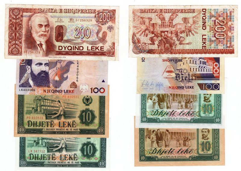 Albania - lotto di 4 banconote - anni e nominali vari

qBB/SUP

SPEDIZIONE I...