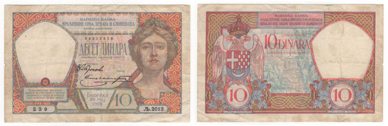 Jugoslavia - 10 Dinara 1926 - P# 25

qBB

SPEDIZIONE IN TUTTO IL MONDO - WOR...