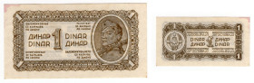 Jugoslavia - Democrazia federale (1943-1945) - 1 dinar - 1944 - P# 48 - macchie

mSPL

SPEDIZIONE IN TUTTO IL MONDO - WORLDWIDE SHIPPING