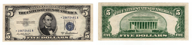 U.S.A. - 5 Dollari 1953 A - Sigillo Blu

SUP

SPEDIZIONE IN TUTTO IL MONDO -...