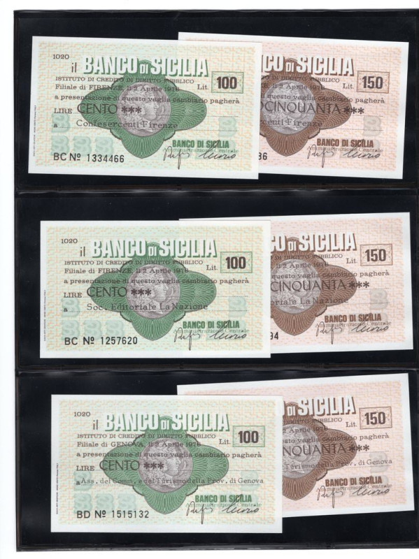 Banca di Sicilia - Serie di 99 Mini Assegni 

FDS

SPEDIZIONE IN TUTTO IL MO...