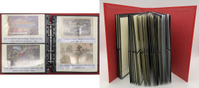 Album Bolaffi contenente raccolta di 100 cartoline a tema Cavalleggeri nuove e viaggiate, in gran parte risalenti all'inizio del 1900

SPEDIZIONE IN...