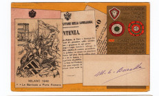 Cartolina viaggiata a ricordo delle cinque giornate di Milano

SPEDIZIONE IN TUTTO IL MONDO - WORLDWIDE SHIPPING