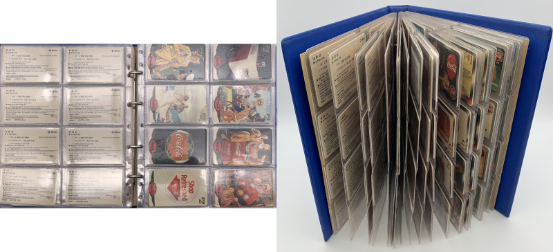 Album di 173 tessere telefoniche americane tutte raffiguranti immagini pubblicit...