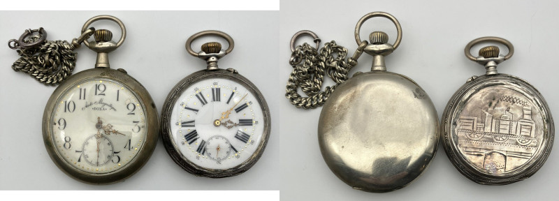 Lotto composto da n 2 orologi d'epoca, da tasca, integri, non funzionanti

SPE...