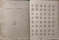 BOURLIER P. P. Baron D’AILLY - Recherches sur la monnaie romaine depuis son origine jusqu'a la mort d'Auguste. Troisieme division. Les monnaies romain...