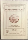 CORRADI L. – Atene insegnò a Roma come monetare? Cassino, 2005. Quaderno di Studi LXXI – Settembre/Ottobre 2005. Circolo Numismatico "Mario Rasile". p...