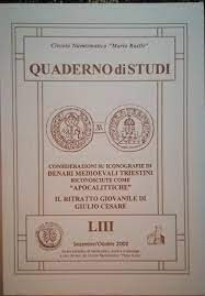 LORENZ T. – Il ritratto giovanile di Giulio Cesare. – RUGGIA A. - Considerazioni...